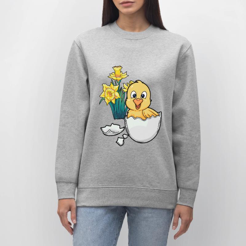 Joyeux Easter Chicks Easter Egg Kids Bébé Chick Egg Egg Sweat bio CHANGER Stanley/Stella Unisexe