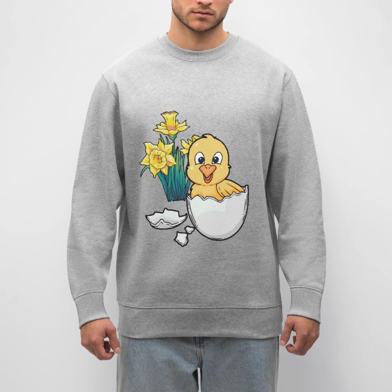 Joyeux Easter Chicks Easter Egg Kids Bébé Chick Egg Egg Sweat bio CHANGER Stanley/Stella Unisexe