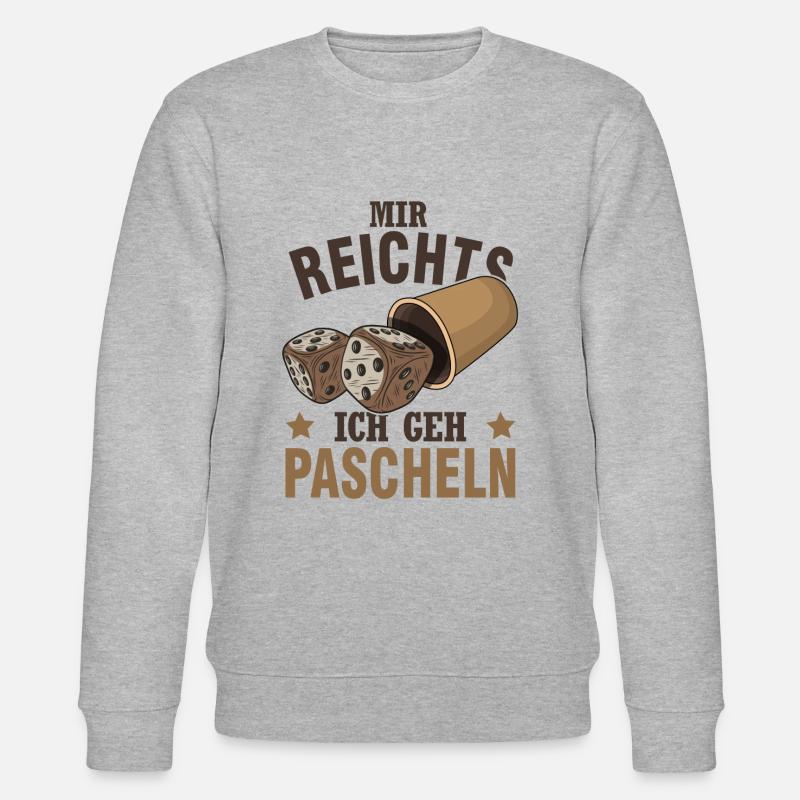Piments de Yahtzee Pinailles Pascheln - Sweat bio CHANGER Stanley/Stella Unisexe - gris chiné