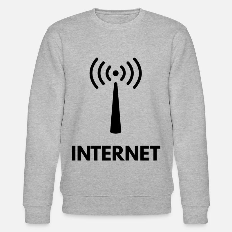 Internet - Stanley/Stella Unisex Bio-Sweatshirt CHANGER  - Grau meliert