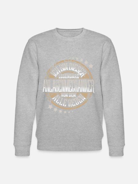 Anlagenmechaniker - Stanley/Stella Unisex Bio-Sweatshirt CHANGER - Grau meliert