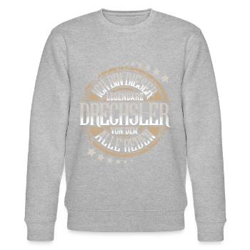 Drechsler - Stanley/Stella Unisex Bio-Sweatshirt CHANGER  - Grau meliert - Vorne - Nik (191cm) & Marisol (170cm)
