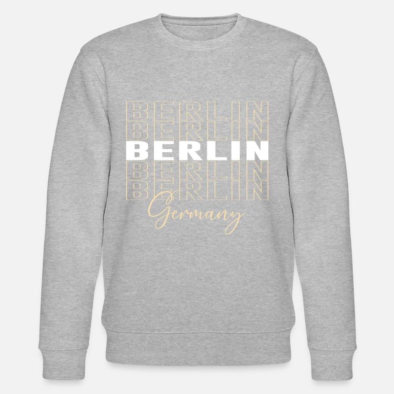Police de Berlin Allemagne - Sweat bio CHANGER Stanley/Stella Unisexe - gris chiné