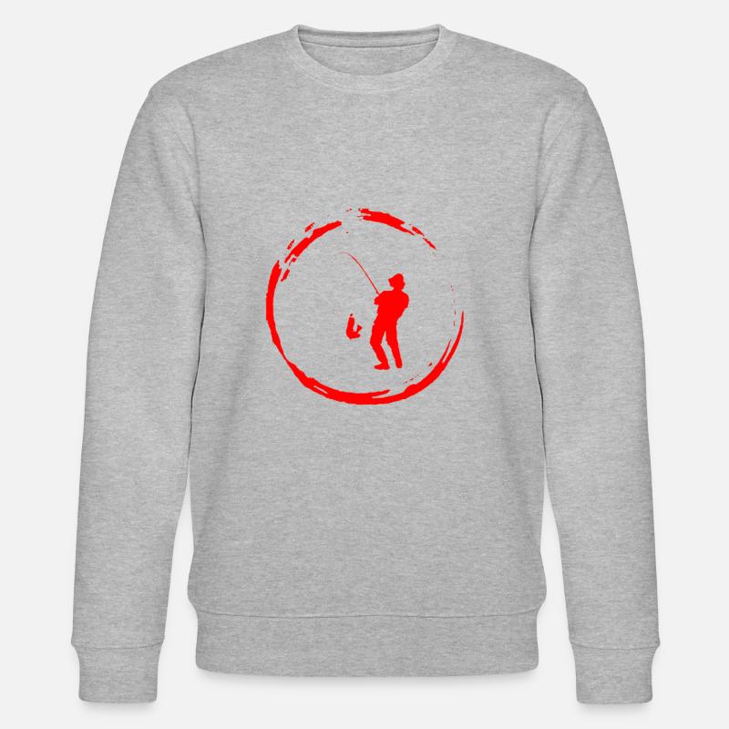 Pêche pêche - Sweat bio CHANGER Stanley/Stella Unisexe - gris chiné