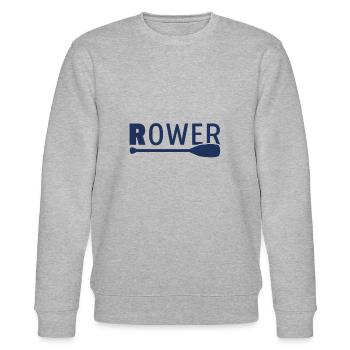 Aviron aviron aviron bateau rowing - Sweat bio CHANGER Stanley/Stella Unisexe - gris chiné - Devant - Nik (191cm) & Marisol (170cm)