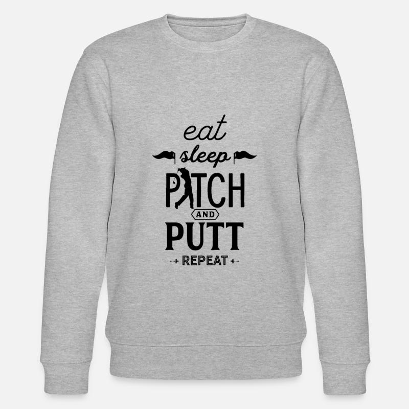 Pitch and Putt - Stanley/Stella Unisex Bio-Sweatshirt CHANGER  - Grau meliert