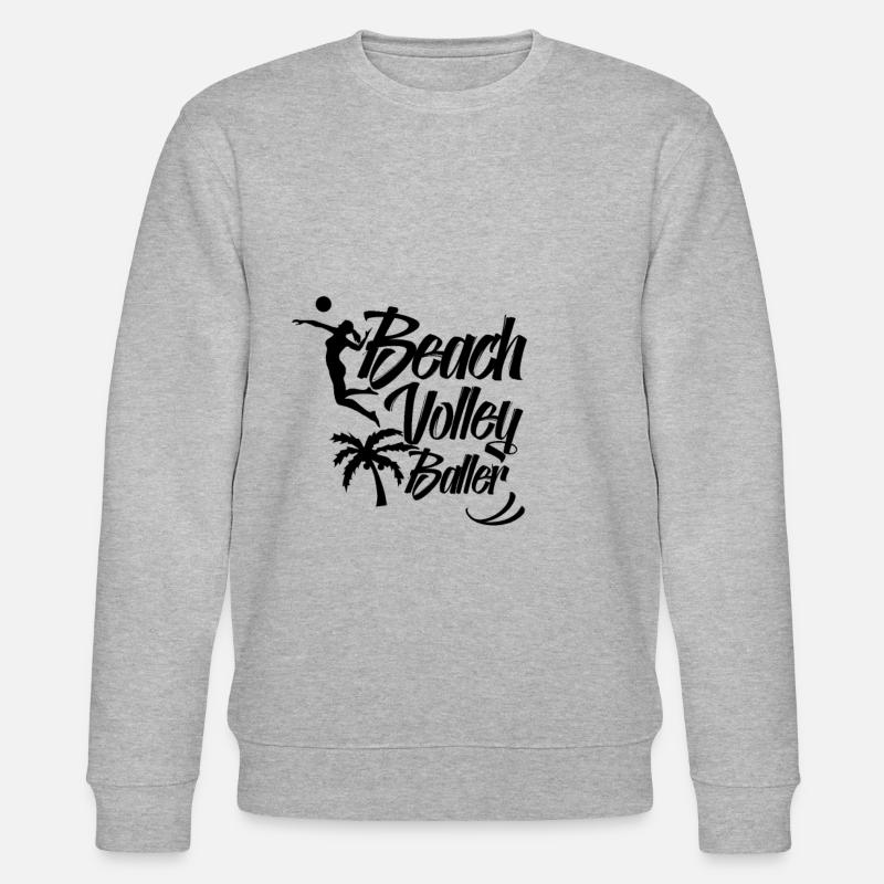 Volleyballer - Stanley/Stella Unisex Bio-Sweatshirt CHANGER  - Grau meliert