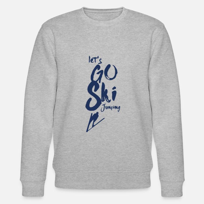 Skisprung - Stanley/Stella Unisex Bio-Sweatshirt CHANGER  - Grau meliert