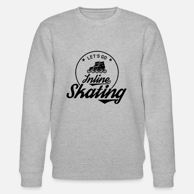 Inline Skating - Stanley/Stella Unisex Bio-Sweatshirt CHANGER  - Grau meliert