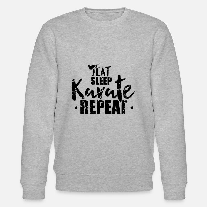 Karaté Karaté Karaté Karaté - Sweat bio CHANGER Stanley/Stella Unisexe - gris chiné