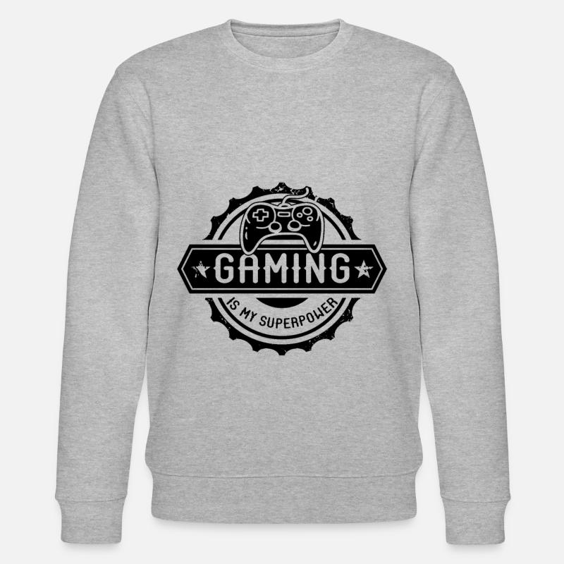 Gaming - Stanley/Stella Unisex Bio-Sweatshirt CHANGER  - Grau meliert