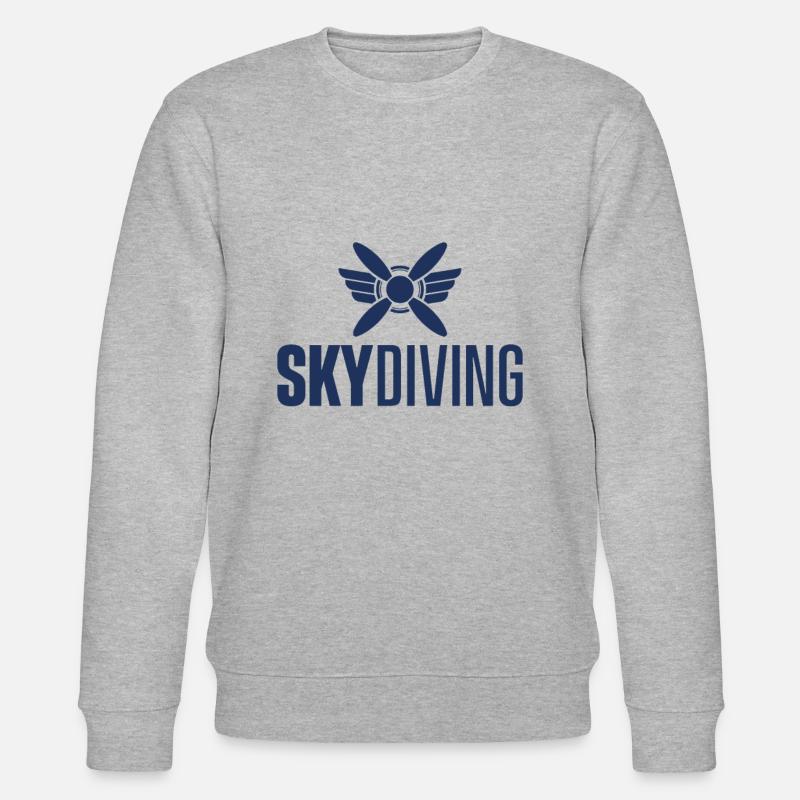 Skydiver - Stanley/Stella Unisex Bio-Sweatshirt CHANGER  - Grau meliert