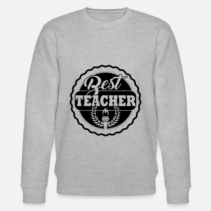 Enseignants enseignants enseignants - Sweat bio CHANGER Stanley/Stella Unisexe - gris chiné