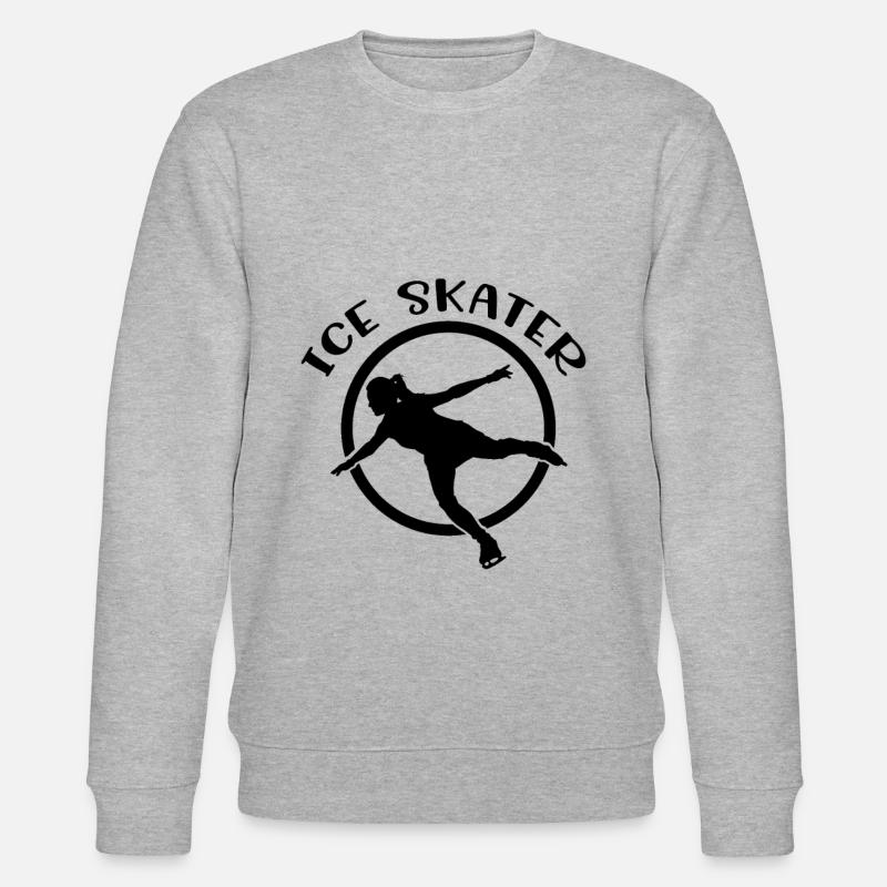 Eislauf - Stanley/Stella Unisex Bio-Sweatshirt CHANGER  - Grau meliert