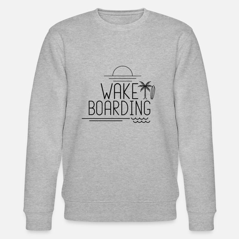 Wakeboarder - Stanley/Stella Unisex Bio-Sweatshirt CHANGER  - Grau meliert
