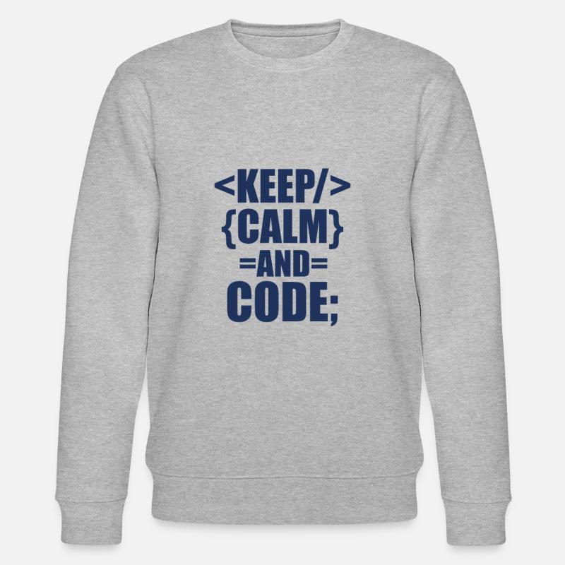 Coding - Stanley/Stella Unisex Bio-Sweatshirt CHANGER  - Grau meliert