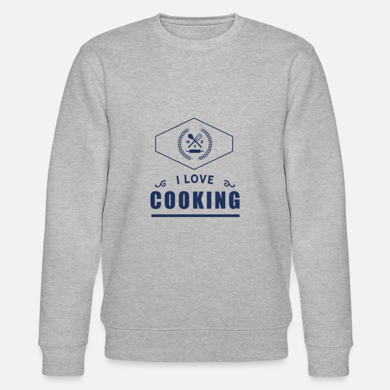 Kochen Kochen Kochen Kochen - Stanley/Stella Unisex Bio-Sweatshirt CHANGER  - Grau meliert