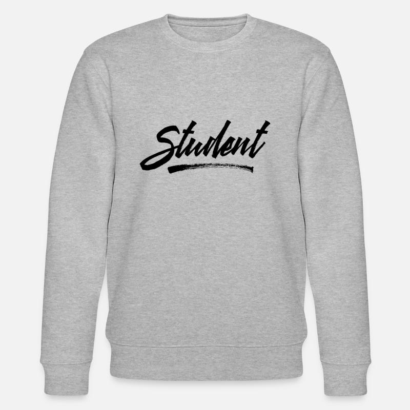 Study Student University Study Student - Stanley/Stella CHANGER Unisex Organic Sweatshirt - heather grey
