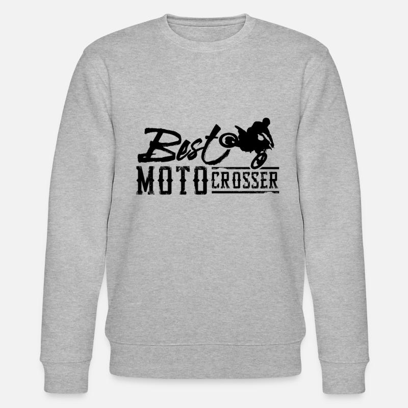 Motocross - Stanley/Stella Unisex Bio-Sweatshirt CHANGER  - Grau meliert