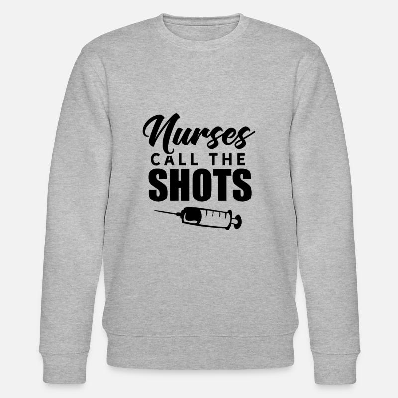 Infirmière infirmière - Sweat bio CHANGER Stanley/Stella Unisexe - gris chiné