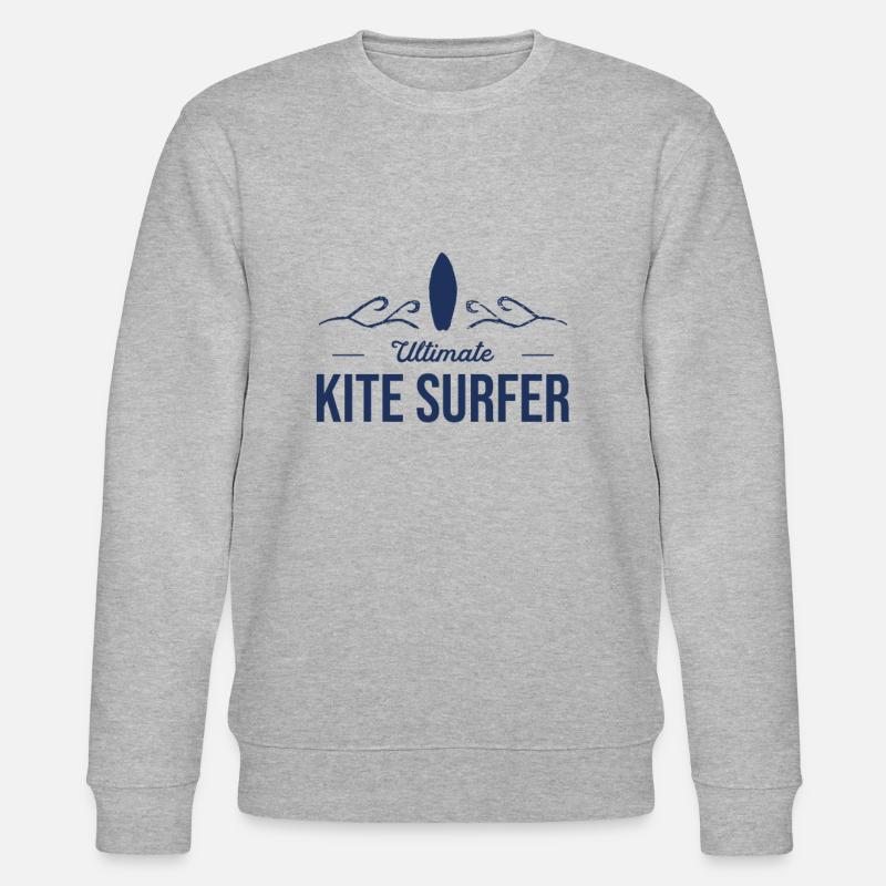 Kitesurfer - Stanley/Stella Unisex Bio-Sweatshirt CHANGER  - Grau meliert