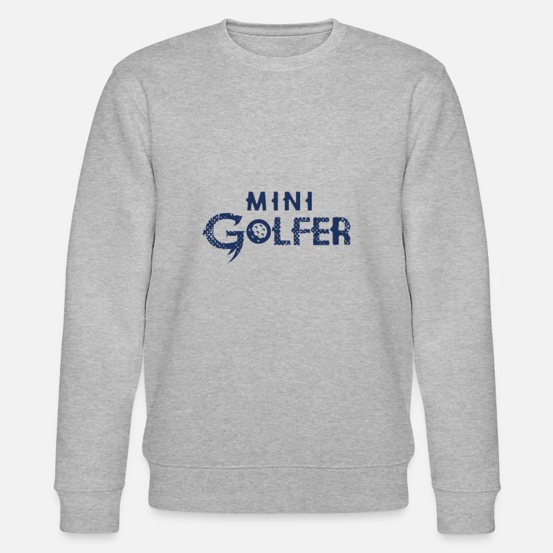 Minigolf Golf Golfing Golfer Golfing - Stanley/Stella CHANGER Unisex Organic Sweatshirt - heather grey