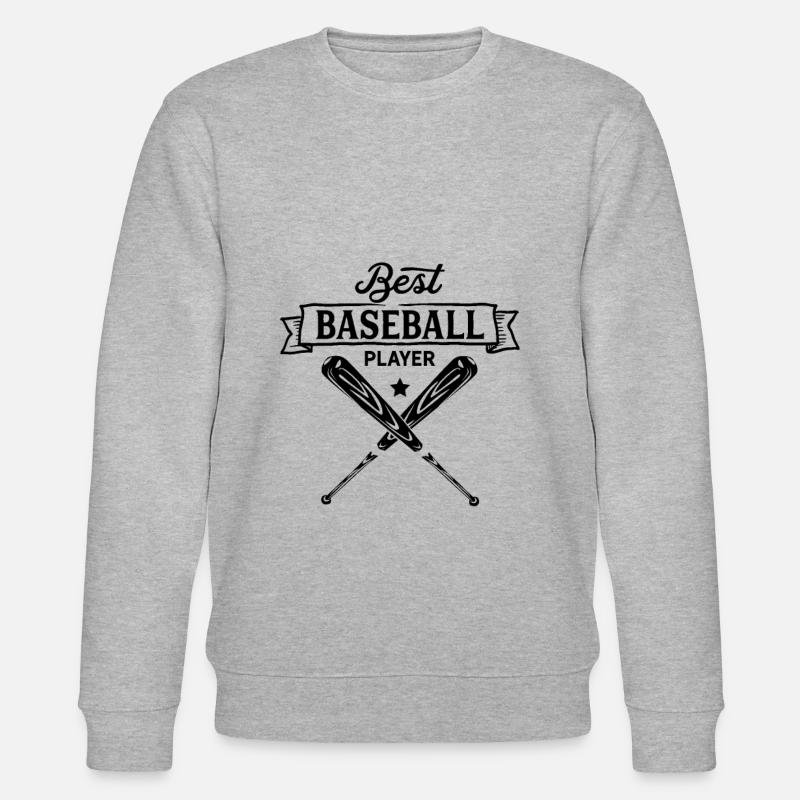 Baseball Baseball Baseball Baseball - Stanley/Stella Unisex Bio-Sweatshirt CHANGER  - Grau meliert