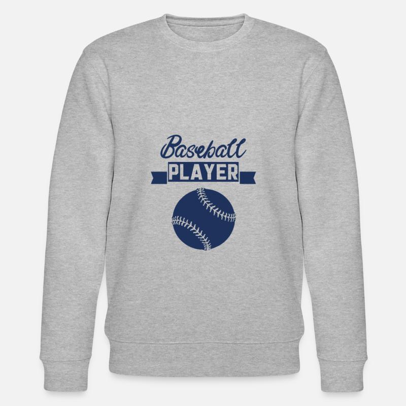 Baseball Baseball Baseball Baseball - Stanley/Stella Unisex Bio-Sweatshirt CHANGER  - Grau meliert