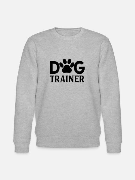 Dog Trainer Dog School - Stanley/Stella CHANGER Unisex Organic Sweatshirt - heather grey