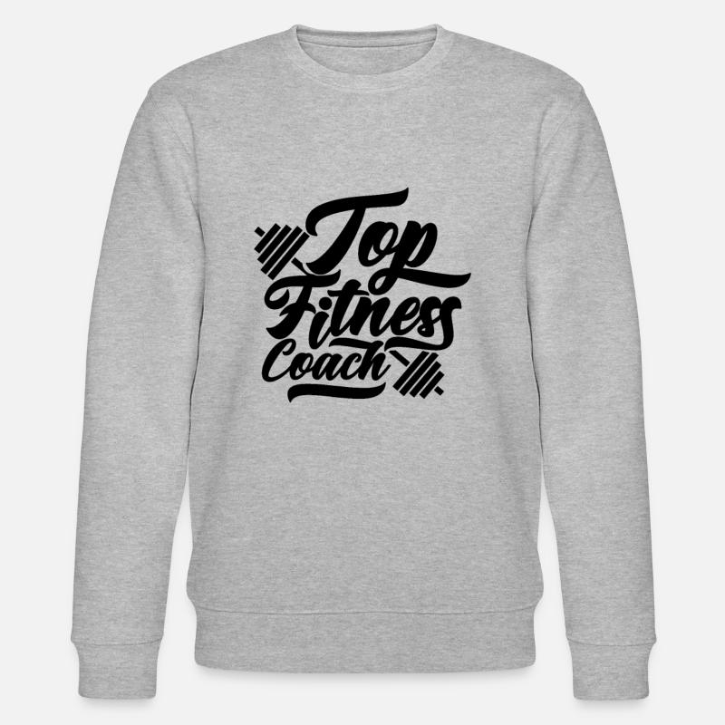 Fitnesstrainer - Stanley/Stella Unisex Bio-Sweatshirt CHANGER  - Grau meliert