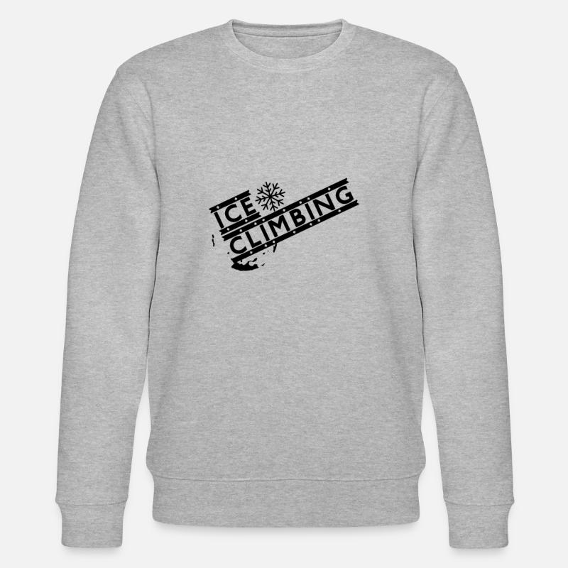 Escalade de glace - Sweat bio CHANGER Stanley/Stella Unisexe - gris chiné