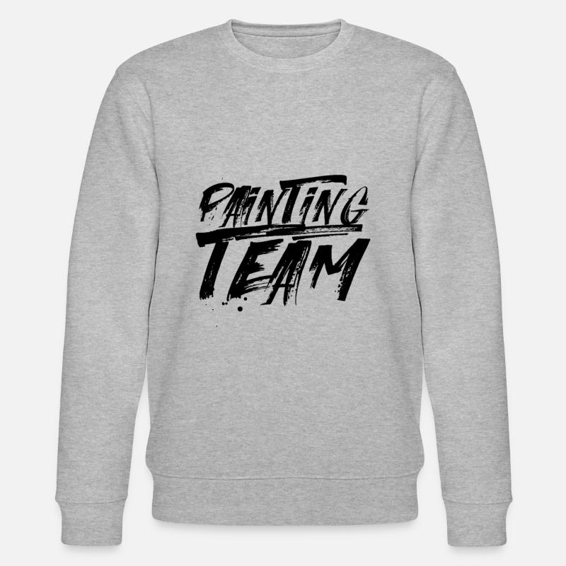 Training painter Painter painting painter - Stanley/Stella CHANGER Unisex Organic Sweatshirt - heather grey