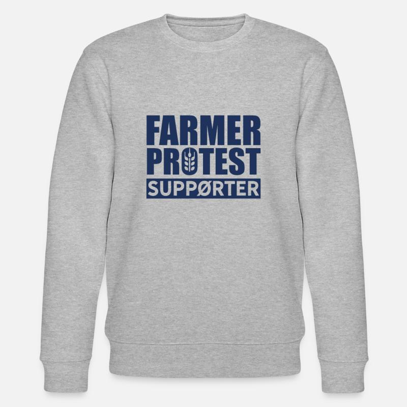 Bauer protest - Stanley/Stella CHANGER Unisex Organic Sweatshirt - heather grey