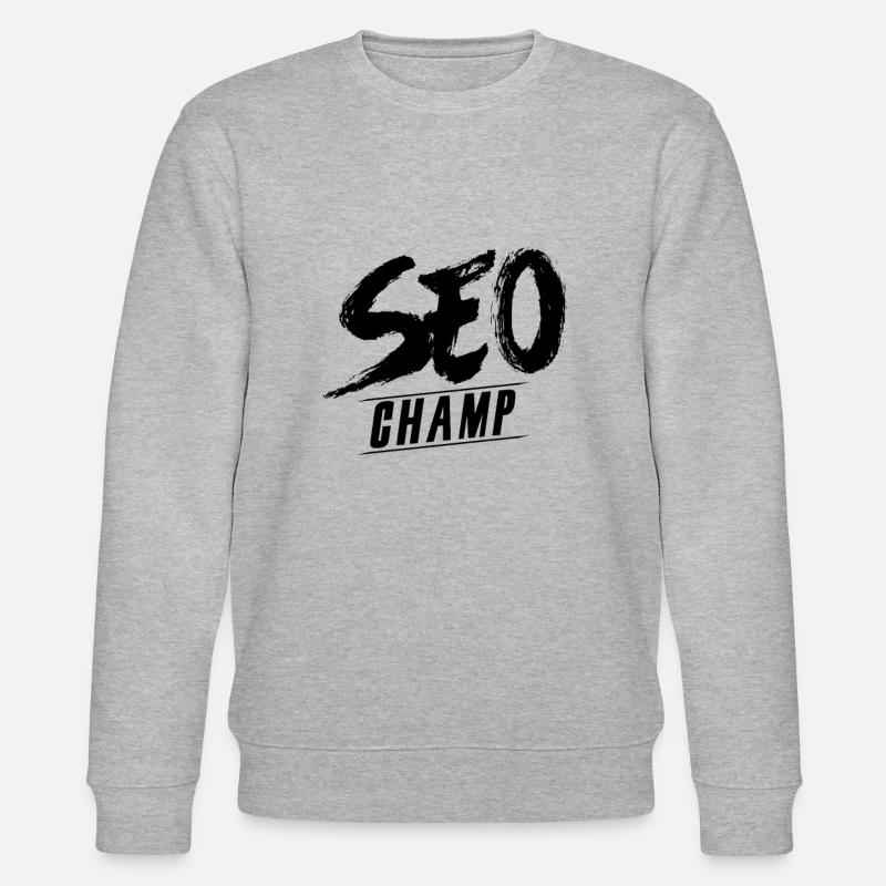 SEO Champion - Stanley/Stella Unisex Bio-Sweatshirt CHANGER  - Grau meliert