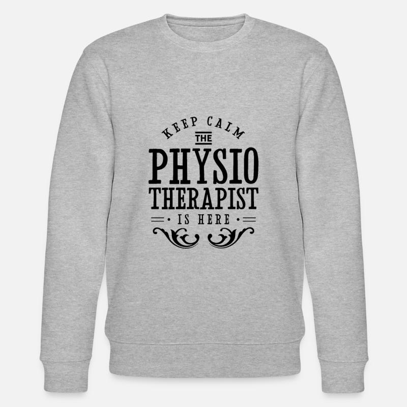Team practice physiotherapist physio physiotherapy - Stanley/Stella CHANGER Unisex Organic Sweatshirt - heather grey