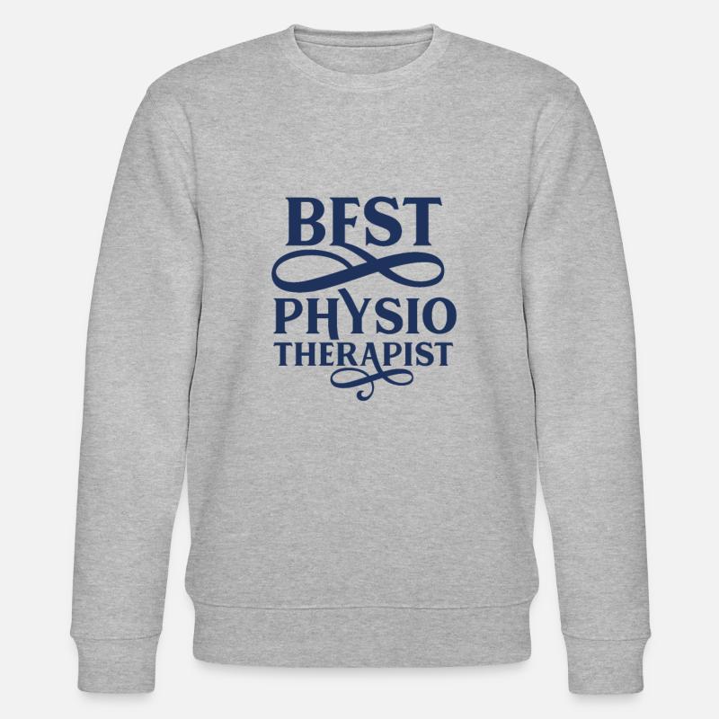 Physiotherapeut - Stanley/Stella Unisex Bio-Sweatshirt CHANGER  - Grau meliert