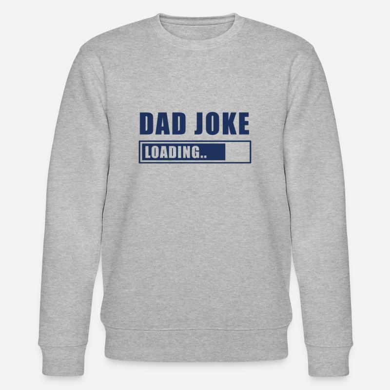 Dad Joke - Stanley/Stella Unisex Bio-Sweatshirt CHANGER  - Grau meliert