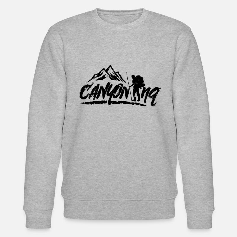 Canyoning - Stanley/Stella Unisex Bio-Sweatshirt CHANGER  - Grau meliert