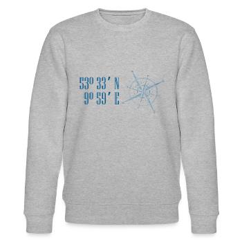 Hamburg gift coordinates - Stanley/Stella CHANGER Unisex Organic Sweatshirt - heather grey - Front - Nik (191cm) & Marisol (170cm)