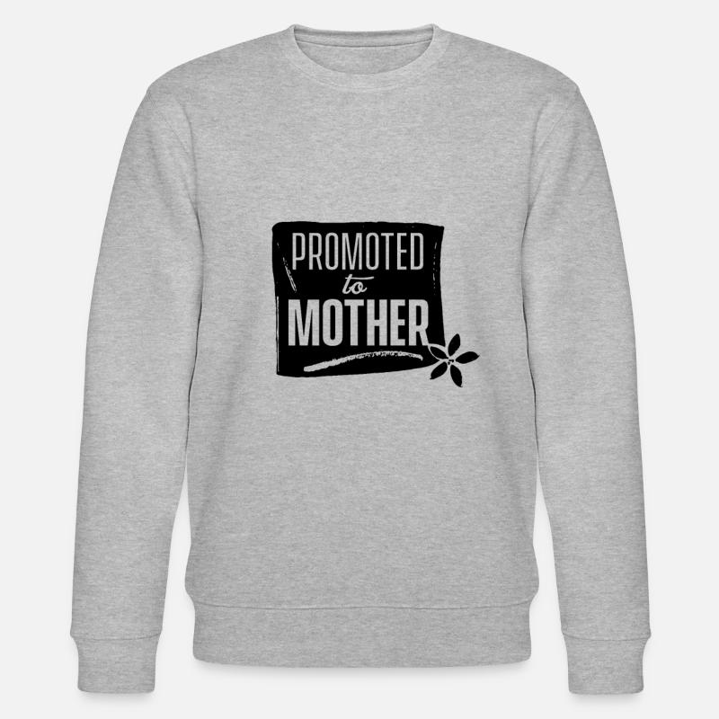 Promu maman future maman - Sweat bio CHANGER Stanley/Stella Unisexe - gris chiné