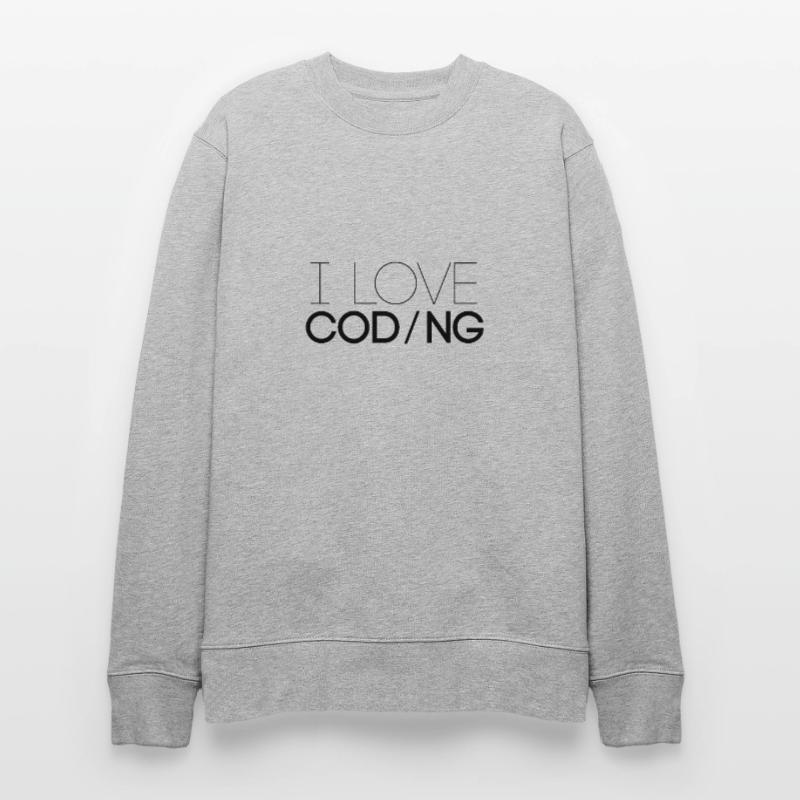 Ich liebe Programmieren Programmierer Code Beruf Stanley/Stella Unisex Bio-Sweatshirt CHANGER 