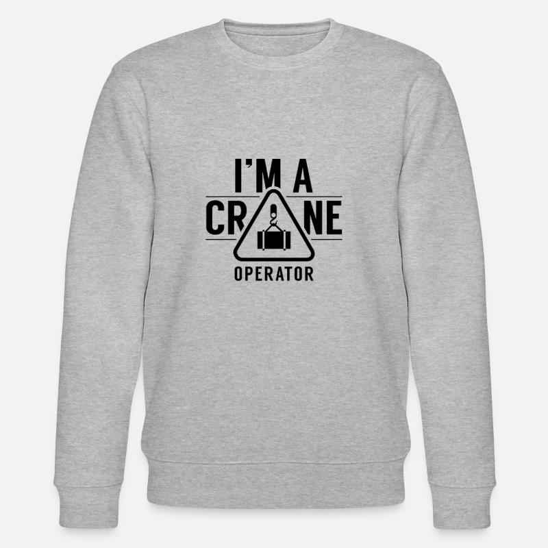Je suis Une grue - Sweat bio CHANGER Stanley/Stella Unisexe - gris chiné