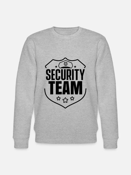 Sikkerhedsteam Sikkerhed Security Guard Sikkerhed - Stanley/Stella økologisk unisex-sweatshirt CHANGER  - grå meleret
