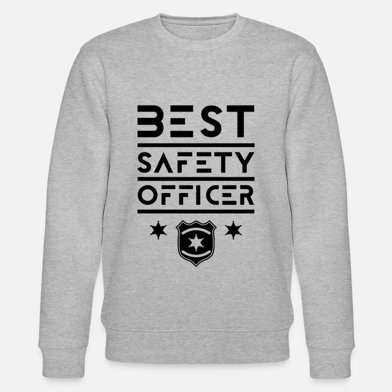 Bester Sicherheitsbeauftragter Sicherheit Security - Stanley/Stella Unisex Bio-Sweatshirt CHANGER  - Grau meliert