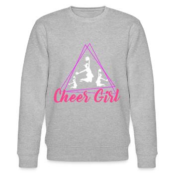 Vive la fille - Sweat bio CHANGER Stanley/Stella Unisexe - gris chiné - Devant - Nik (191cm) & Marisol (170cm)