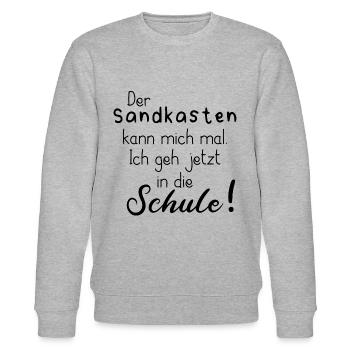 SCHÜLER SCHULE KIND LERNEN KINDERGARTEN SPIELEN - Stanley/Stella Unisex Bio-Sweatshirt CHANGER  - Grau meliert - Vorne - Nik (191cm) & Marisol (170cm)