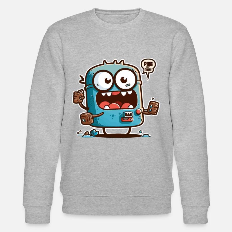 Votre compagnon du matin - Sweat bio CHANGER Stanley/Stella Unisexe - gris chiné