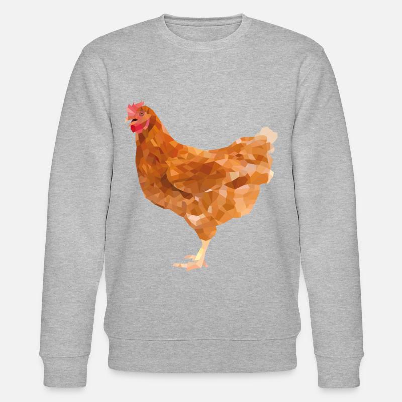 Huhn - Stanley/Stella Unisex Bio-Sweatshirt CHANGER  - Grau meliert