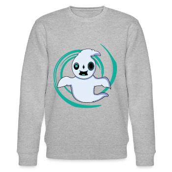 Lupi - Stanley/Stella Unisex Bio-Sweatshirt CHANGER  - Grau meliert - Vorne - Nik (191cm) & Marisol (170cm)