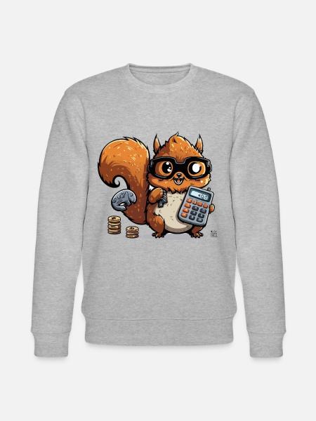Eichhörnchen-Kulator - Stanley/Stella Unisex Bio-Sweatshirt CHANGER - Grau meliert